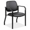 Officesource OS Big & Tall Collection Guest Chair with Arms and Black Frame 59053FPABK - alternate 2